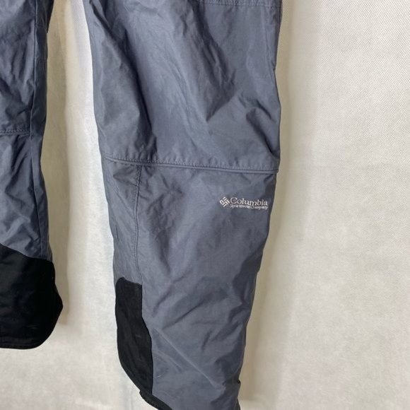 Columbia men’s ski snow pants easy on off gray blue size large Omni shield - Picture 4 of 16